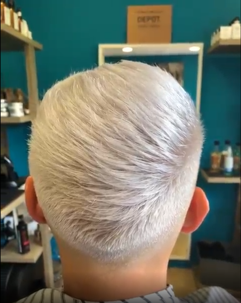 Coupe homme - blond texturé